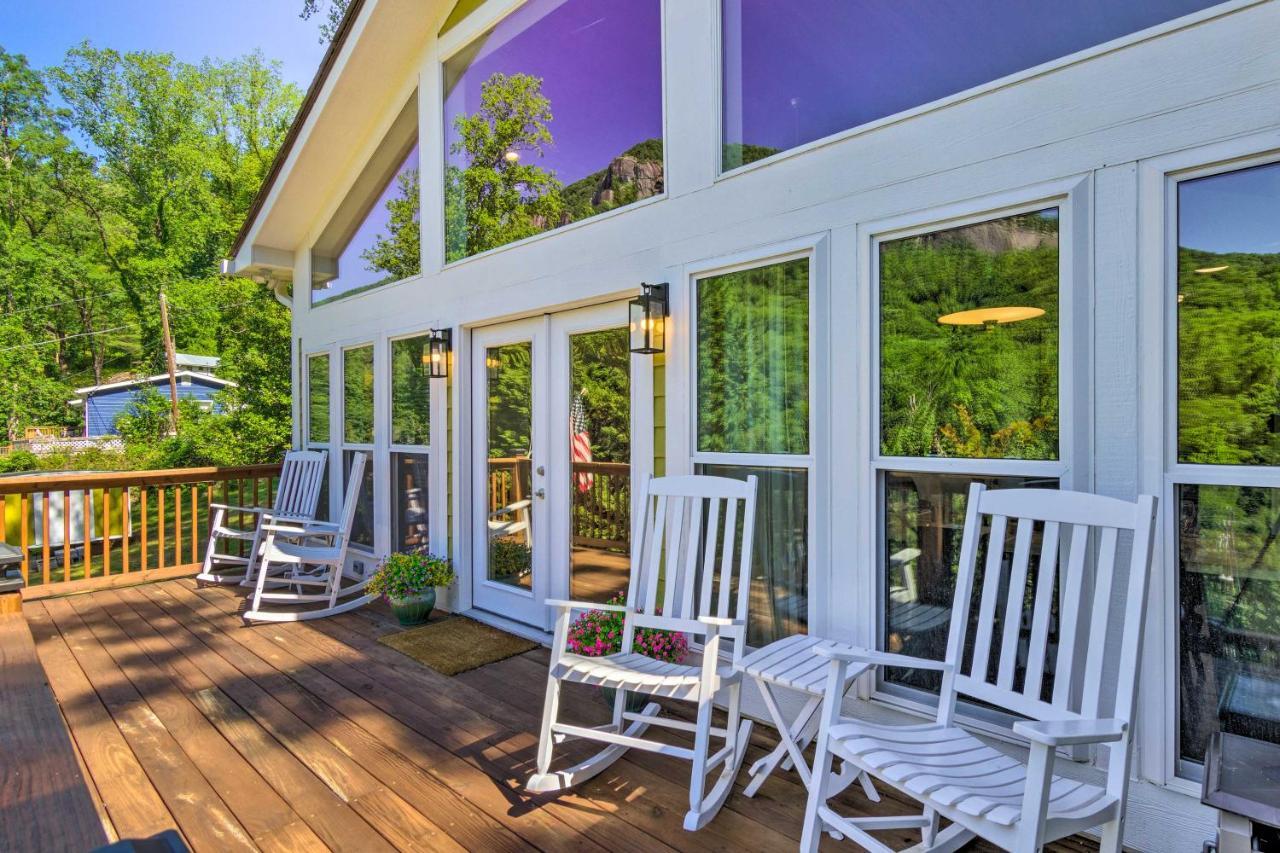 Unique Chimney Rock Cottage With Breathtaking Views Lake Lure Exterior photo